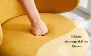 Dickes, atmungsaktives Kissen