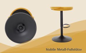 Stabile Metall Fußstütze