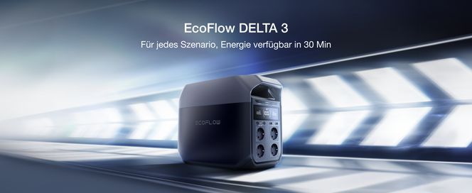 EcoFlow DELTA 3 Tragbare Powerstation