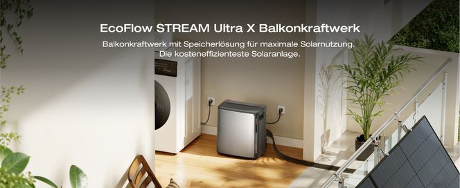 EcoFlow STREAM Ultra X Balkonkraftwerk