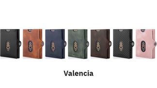 'Valencia' Klassisches Leder Wallet mit Münzfach