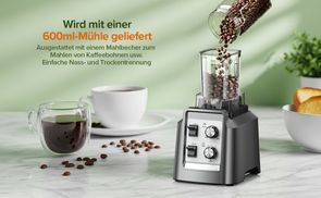 2 in 1 Standmixer & Mahlwerk