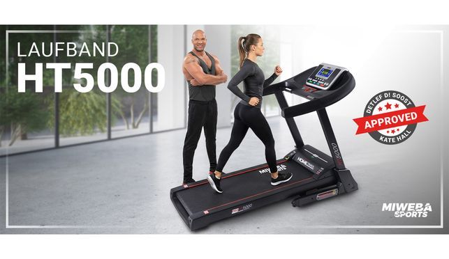 Das Miweba Sports HT5000 Laufband für schnelle Läufer