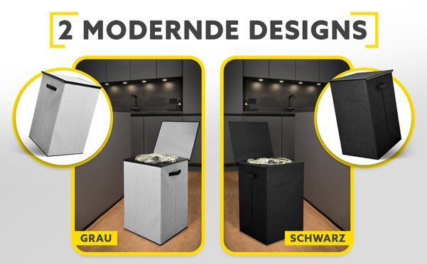 Stabiler Müllsackständer mit Stoffumrandung – 70 L Volumen, geruchsdicht & nachhaltig