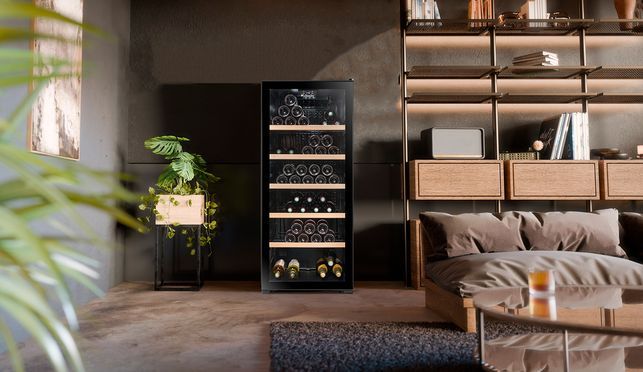 Die Weinkühlschränke der LS BLACK Serie