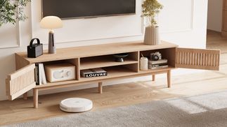 Doppeltüriges Design, Aufbewahrung und Kunst zugleich