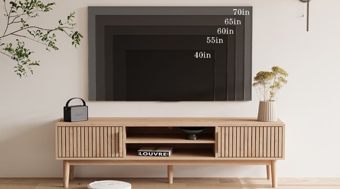 Natural Choice, Original TV Ständer aus Holz