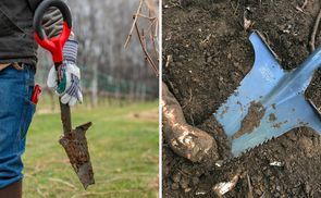 Der einfachste Weg, um im Garten und Blumenbeeten zu graben!