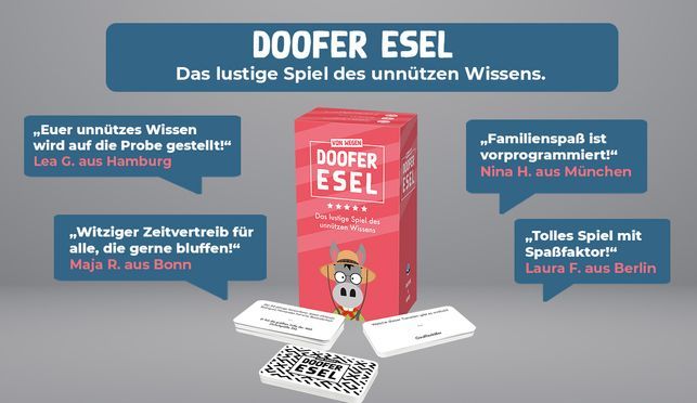 Das lustige Spiel des unnützen Wissens.