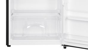 homeX Kühlschrank CS1014-B, 85 cm hoch, 48 cm breit, 90 L Gesamt-Nutzinhalt,  Ohne Gefrierfach, Freistehend, Cool-Zone