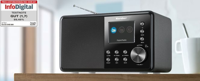 Karcher DAB 3000 - Digitalradio mit DAB+ und UKW-Empfang