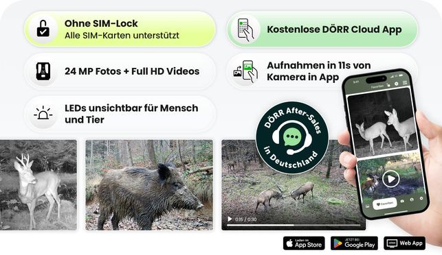 SMARTE WILDÜBERWACHUNG ohne Abo, ohne Limit!