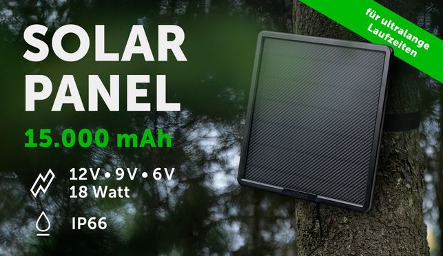 DÖRR Solarpanel mit integriertem 15.000mAh Akku