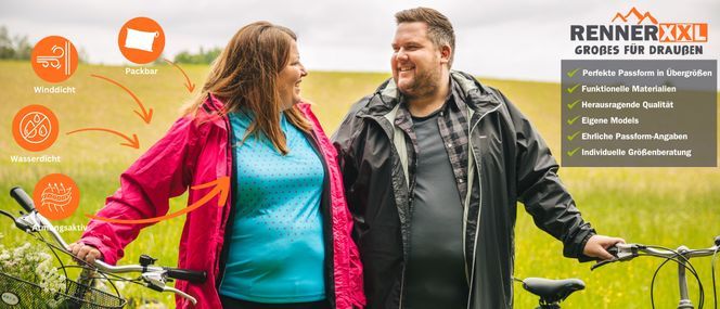 RennerXXL Outdoorbekleidung in Übergrößen | Großes für Draußen