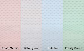 Erhältlich in vier traumhaften Farben