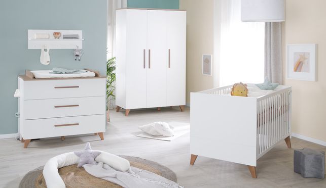 A Scandinavian oasis of well-being for your baby – the roba baby room “Ole”
