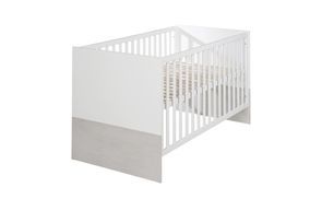 Mitwachsendes Baby- & Kinderbett 70x140 im Eichen-Trenddekor