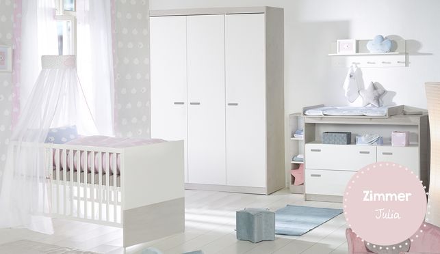 Möbelset Julia 4-teilig - Praktische Erstausstattung für Ihr Baby