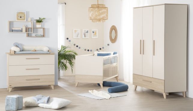 roba Sidney baby room – naturally beautiful in trendy cashmere color