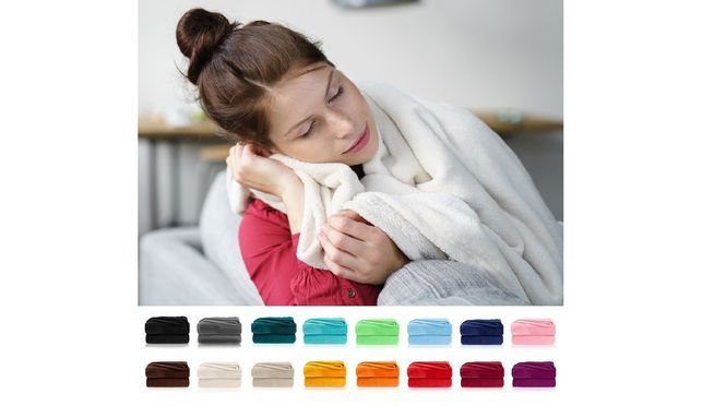 Hochwertige Flanell Kuscheldecke – Super weich & flauschig