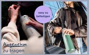 Angenehm zu tragen, easy zu befestigen.