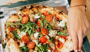 The Box Thermobox Pizza mittel, Volumen: 41 x 41 x 24 cm