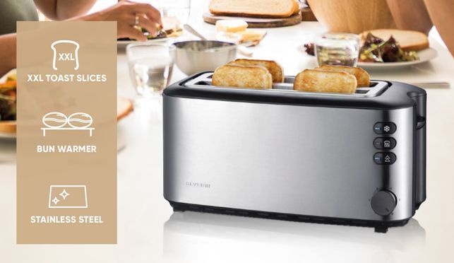 SEVERIN Toaster AT 2509, 2 lange Schlitze
