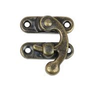 2 Stück Truhendeckel-Scharniere – Klappbare Halterung In Bronzefarbe, 186 X 31 Mm
