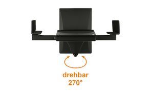 Drehbar bis zu 270°