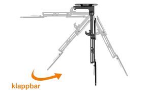 Klappbar und extrem platzsparend