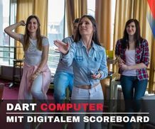 Dartcomputer mit digitalem Scoreboard