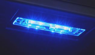 Stilvolle blaue LED Beleuchtung