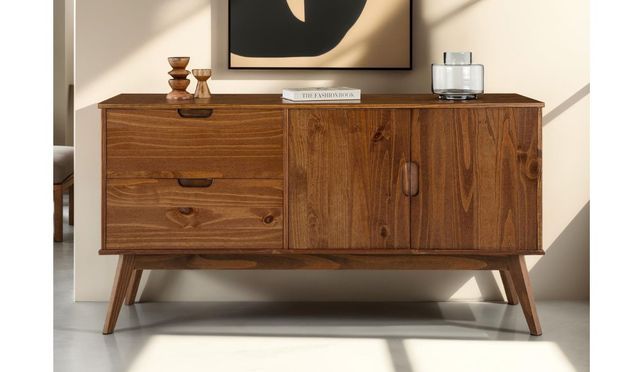 Sideboard TIVOLI – Massives Kiefernholz im Mid Century Design