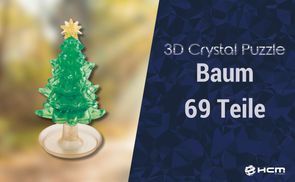 3D Crystal Puzzle - Baum mit 69 Teilen