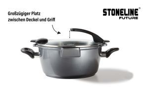 Großer, komfortabler Deckelknauf