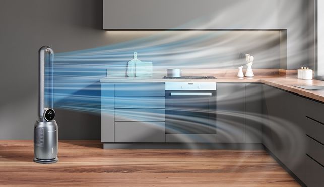 Genius Invictus Air P7 Luftreiniger Mit HEPA 13 Filter – Für Bis Zu 400 M³/h, Für Räume Bis 100 M², Grau-metallic