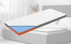 Eazzzy Topper Premium Cube Advance 9 Cm – 2-in-1 Wende-Topper Mit Cooling-Funktion – Memory-Schaum, Antibakterielles Cover – 180x200 Cm – Für Feste & Weiche Liegefläche