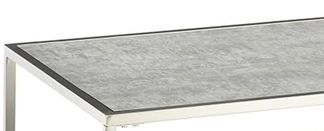 Glas mit grauem Keramik Look