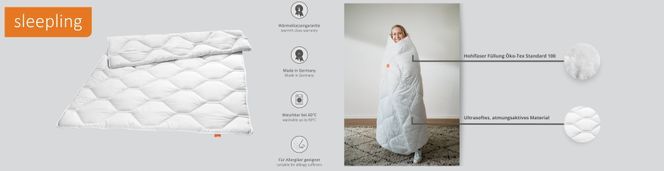 Warum Decken von sleepling?