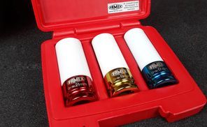 Extrem robuste Schoneinsätze für Radschrauben