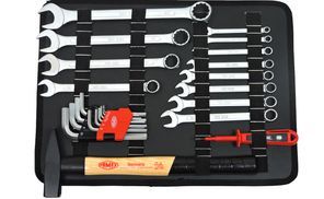 Werkzeugpalette mit Haltebändern