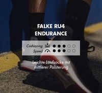 FALKE Laufsocken RU4 Light Performance Short (1-Paar) leichte Polsterung  für ein natürliches Gefühl, Leichte Polsterung für direkte Kraftübertragung  und Tempo