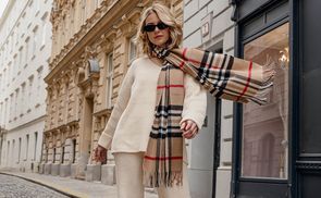 Webschal aus Kaschmir