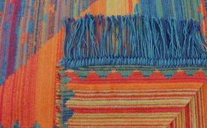 Handvernähte Fransen Einfassung