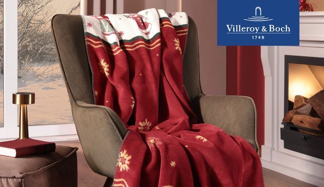 Wohndecken aus der Villeroy & Boch Weihnachts Kollektion