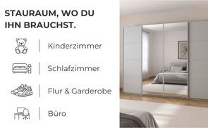 Stauraum, wo du ihn brauchst