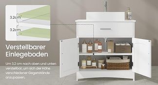 Verstellbarer Einlegeboden