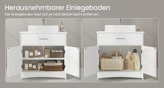 Herausnehmbarer Einlegeboden