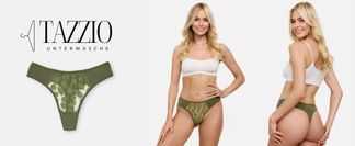 Tazzio Damen String Set – Komfort und Eleganz in 7 Farben.