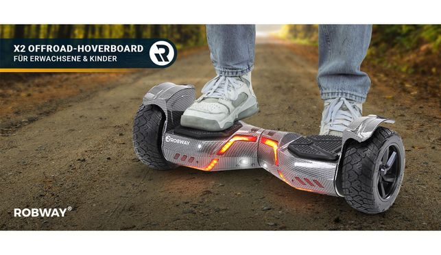 ROBWAY X2 Offroad-Hoverboard - Grenzenloses Hovern